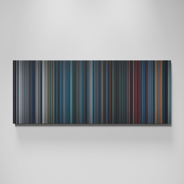 Aliens movie canvas wall art - color palette print