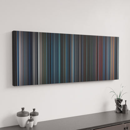 Minimal interior design with Aliens Frome on the wall