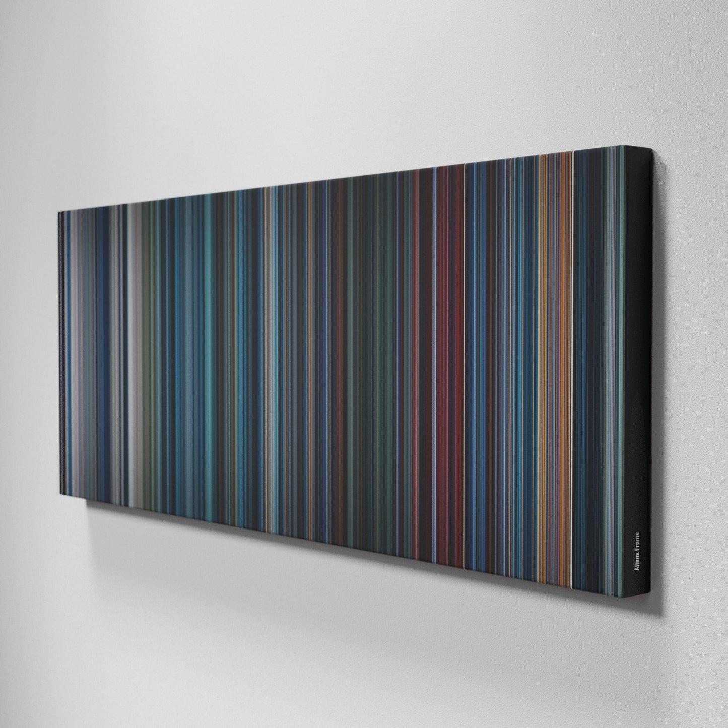 Side view of Buff's of Aliens Frome on the wall