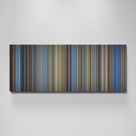 Top Gun movie canvas wall art - color palette print
