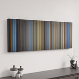 Top Gun canvas art in modern interior - movie color palette