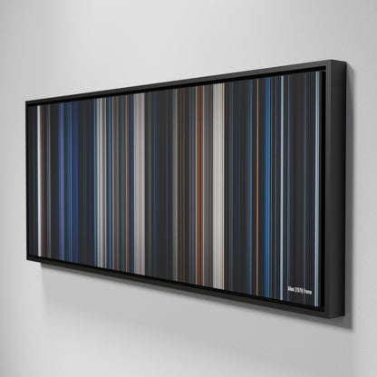 Side view of Framed Buff's of Alien Frome on the wall