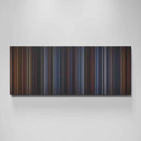 Die Hard movie canvas wall art - color palette print