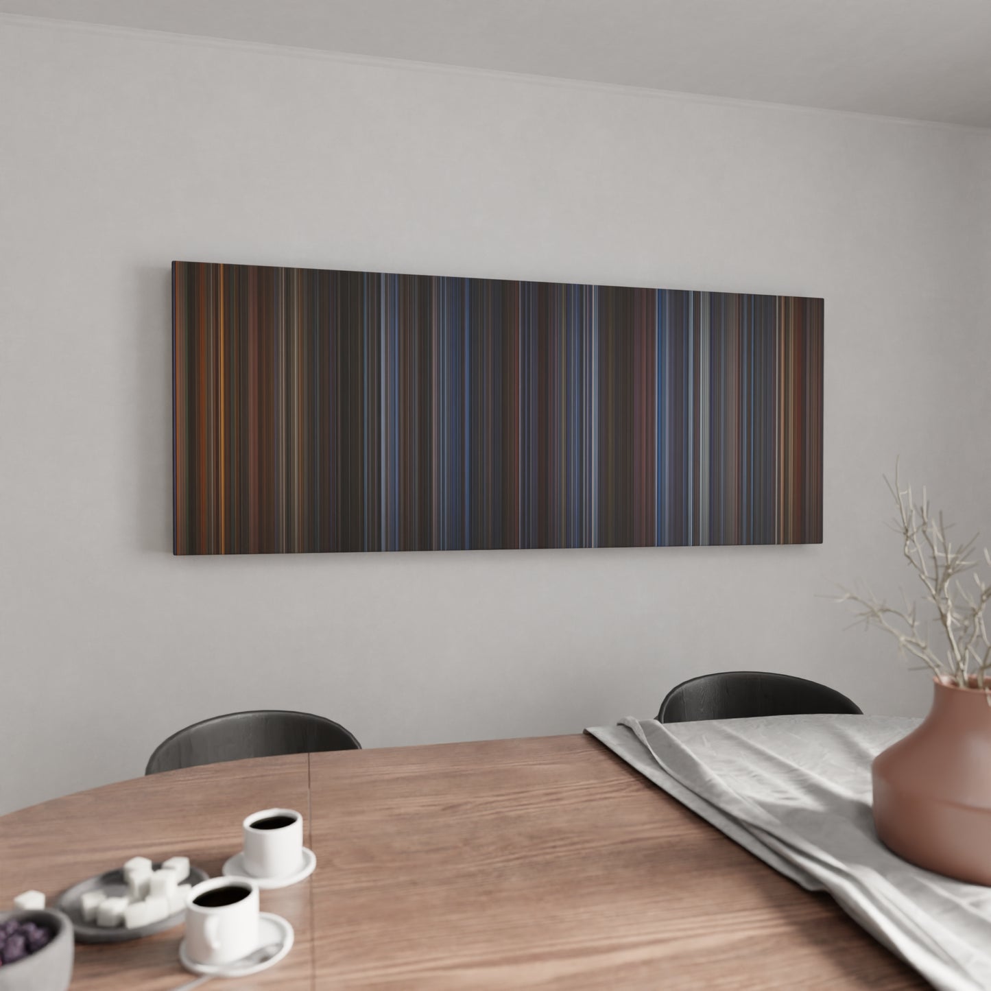 Kitchen with Die Hard Frome on the wall