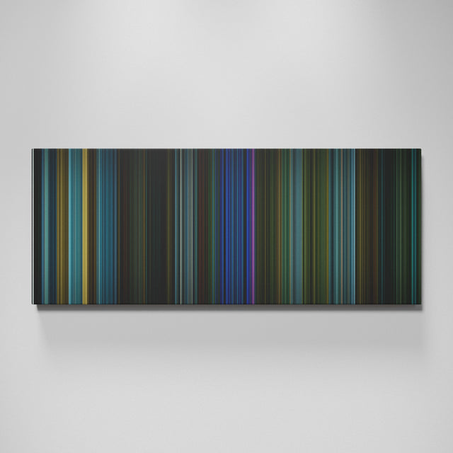 John Wick movie canvas wall art - color palette print