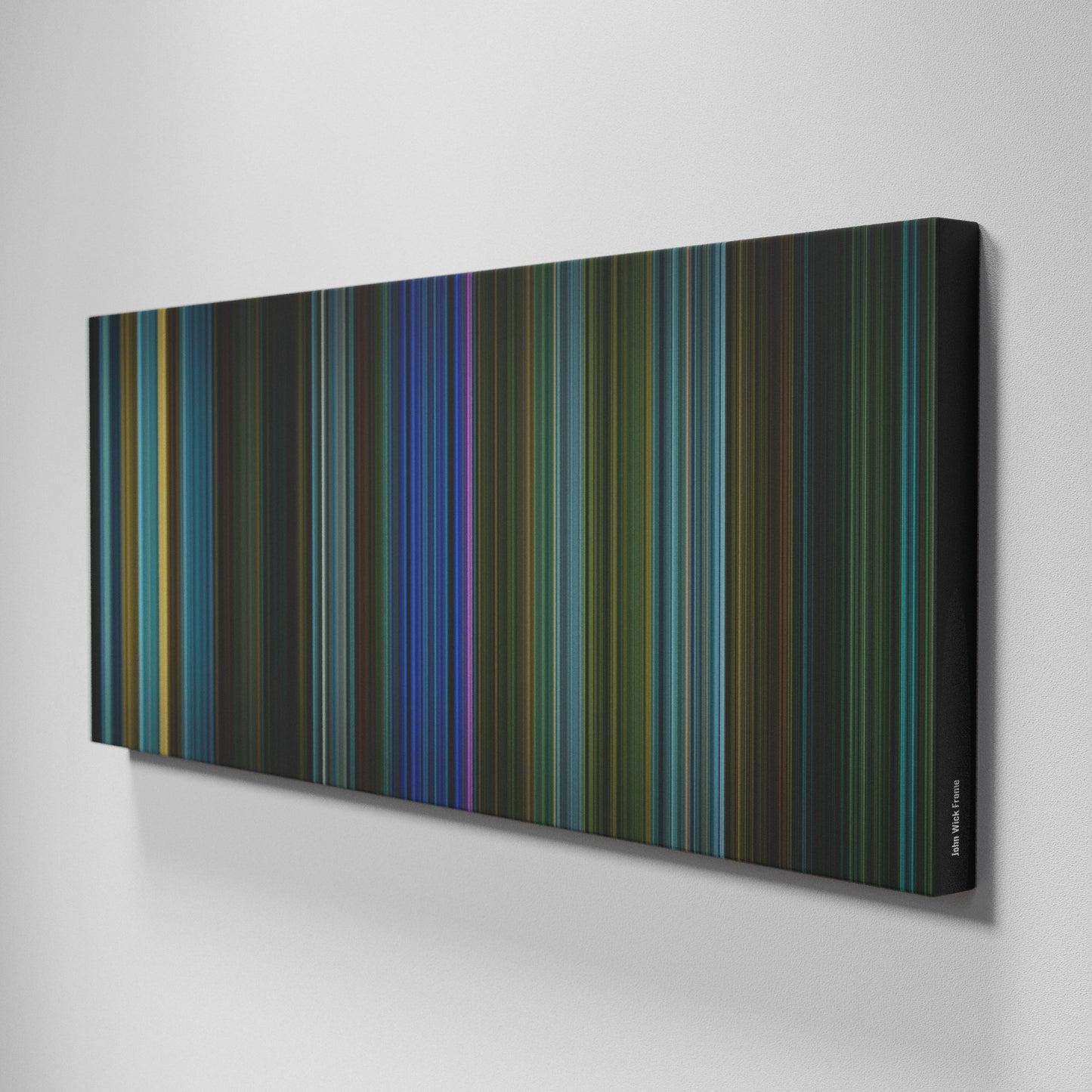 Side view of Buff's of John Wick Frome on the wall