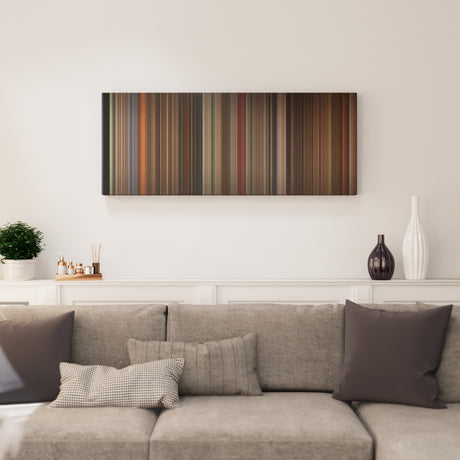 Labyrinth canvas print in living room - film wall decor