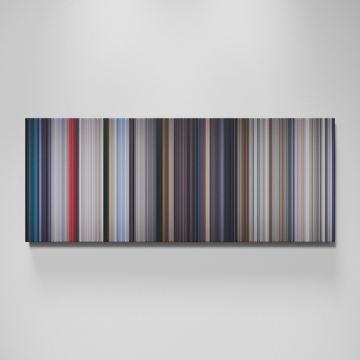 Superman movie canvas wall art - color palette print