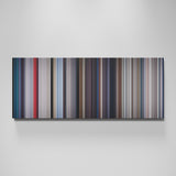 Superman movie canvas wall art - color palette print