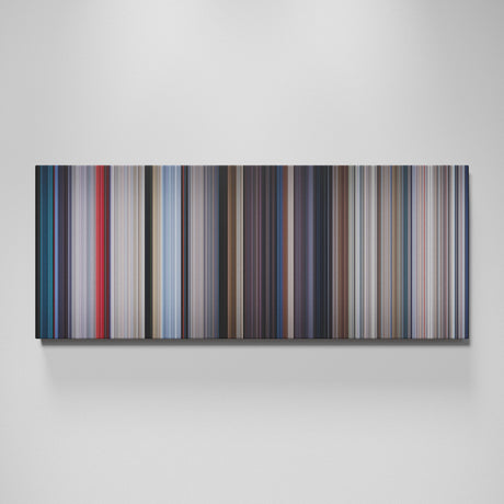 Superman movie canvas wall art - color palette print