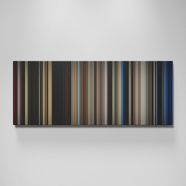 The Notebook movie canvas wall art - color palette print