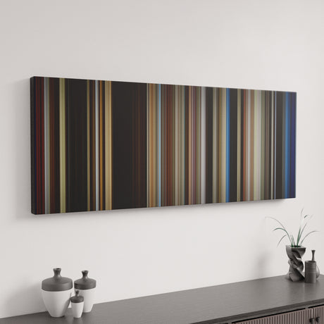 The Notebook canvas art in modern interior - movie color palette
