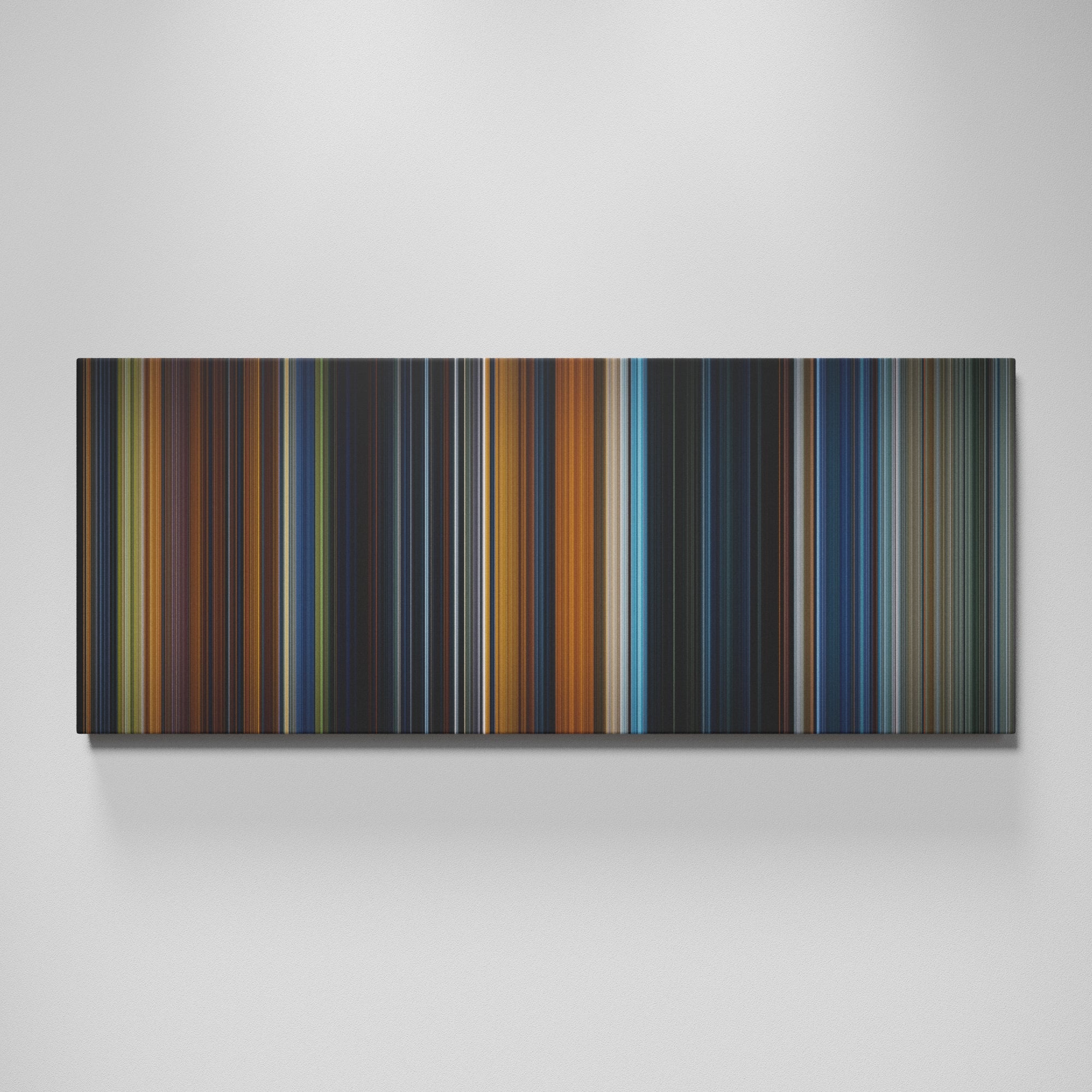 The Lord of the Rings: The Fellowship of the Ring movie canvas wall art - color palette print