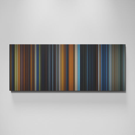 The Lord of the Rings: The Fellowship of the Ring movie canvas wall art - color palette print