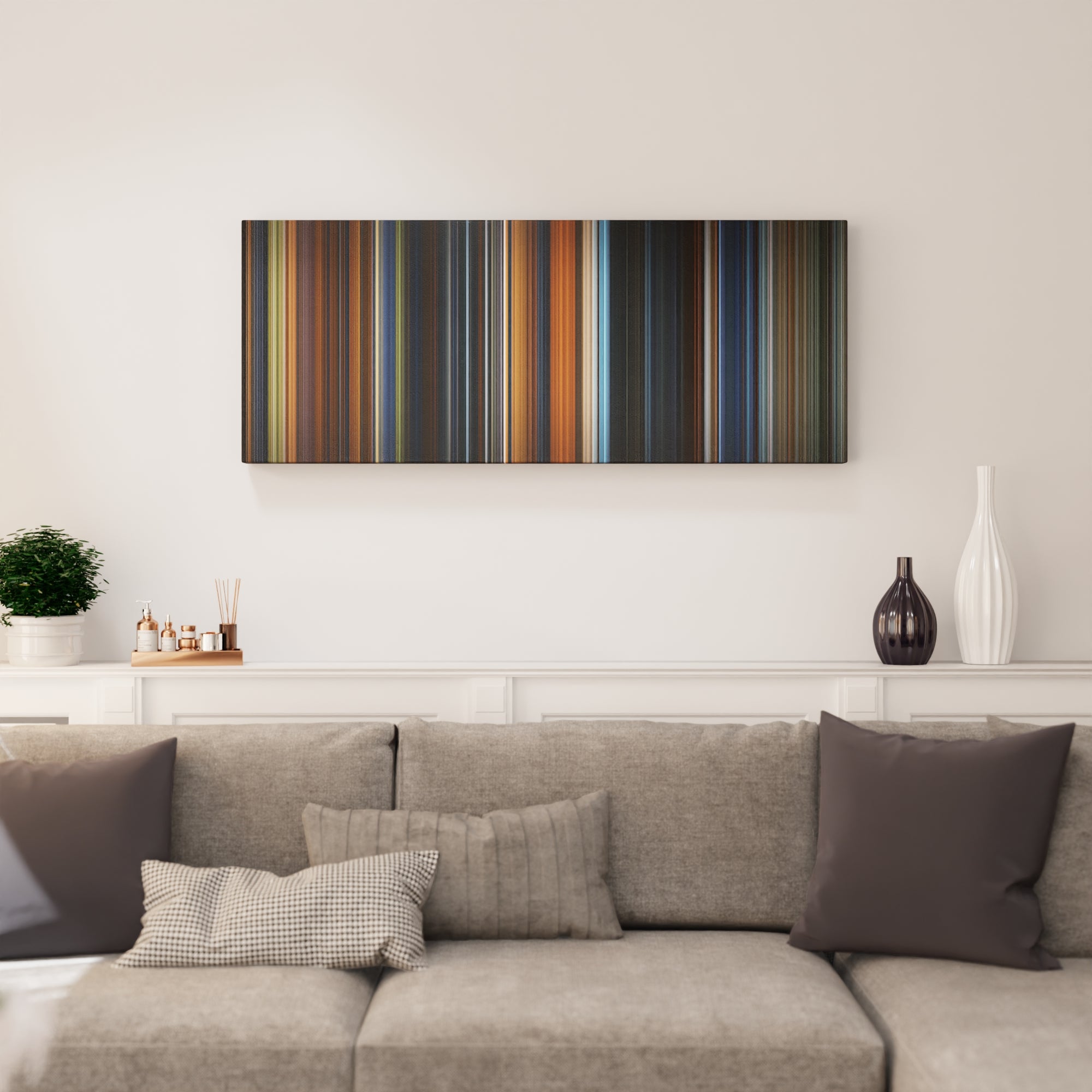 The Lord of the Rings: The Fellowship of the Ring canvas print in living room - film wall decor