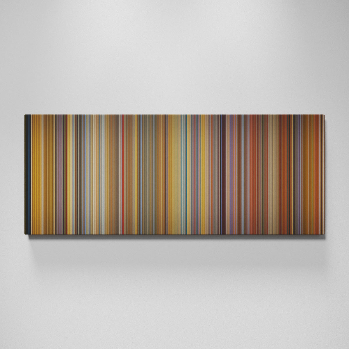 The Fifth Element movie canvas wall art - color palette print