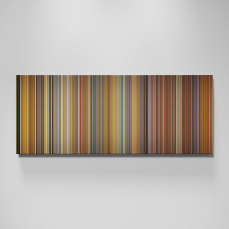 The Fifth Element movie canvas wall art - color palette print