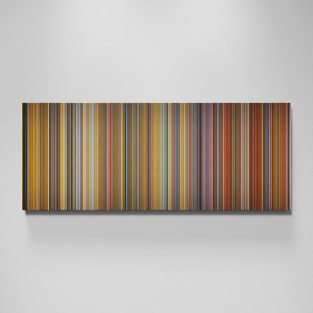 The Fifth Element movie canvas wall art - color palette print