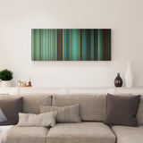 Twilight canvas print in living room - film wall decor