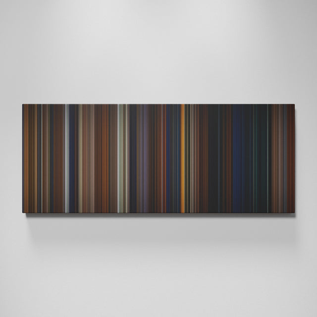 Harry Potter and the Chamber of Secrets movie canvas wall art - color palette print
