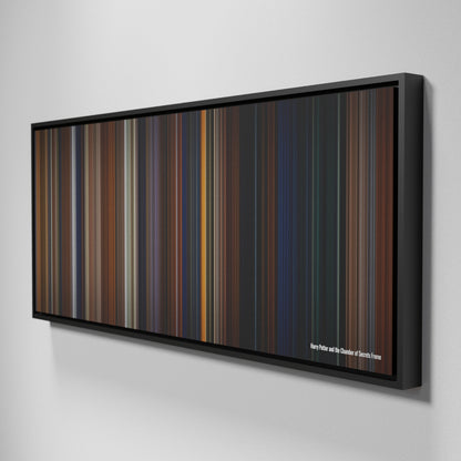 Side view of Framed Buff's of Harry Potter and the Chamber of Secrets Frome on the wall