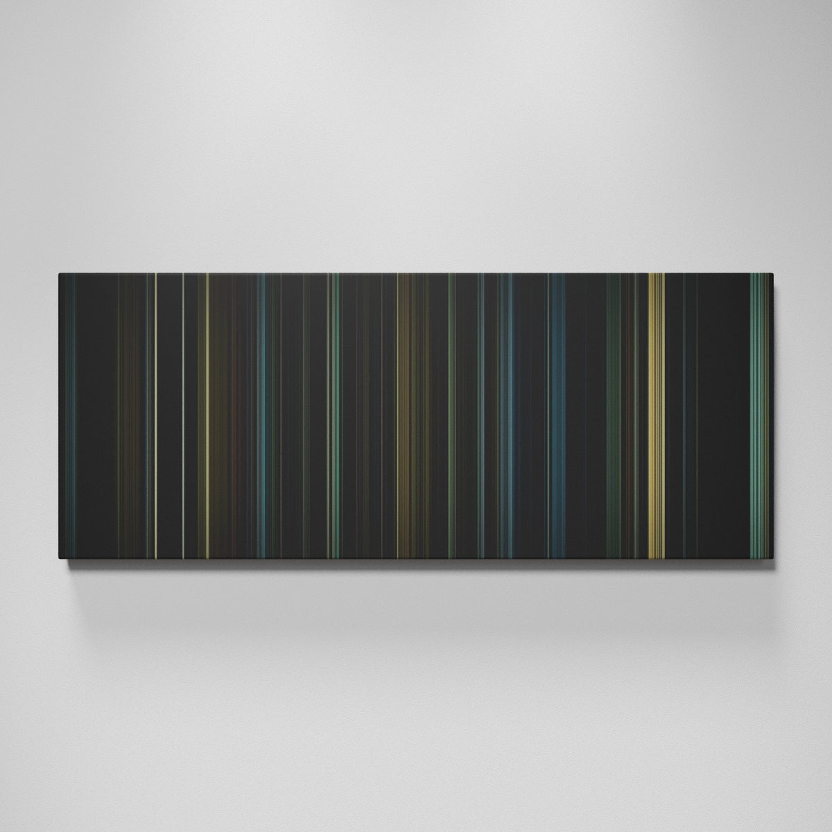 Harry Potter and the Deathly Hallows: Part 1 movie canvas wall art - color palette print