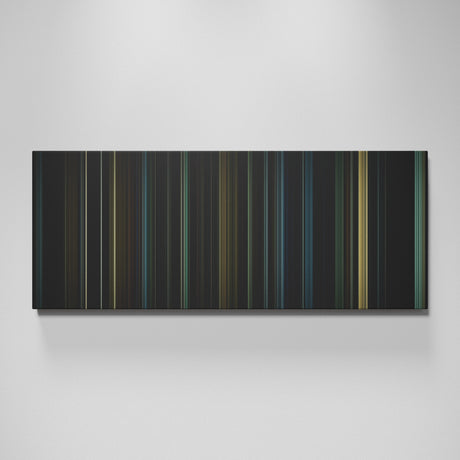 Harry Potter and the Deathly Hallows: Part 1 movie canvas wall art - color palette print