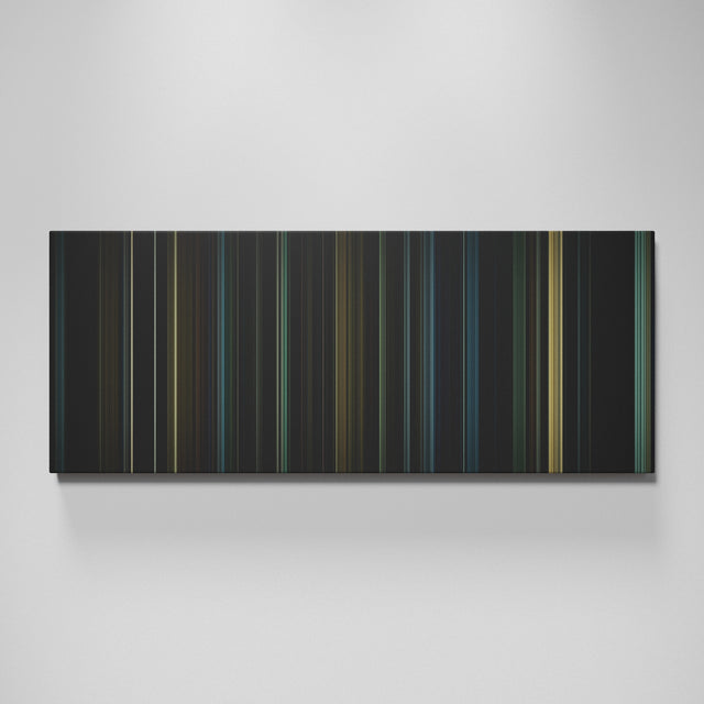 Harry Potter and the Deathly Hallows: Part 1 movie canvas wall art - color palette print
