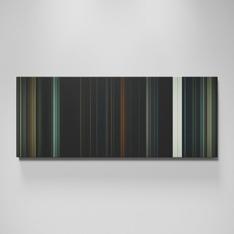 Harry Potter and the Deathly Hallows: Part 2 movie canvas wall art - color palette print