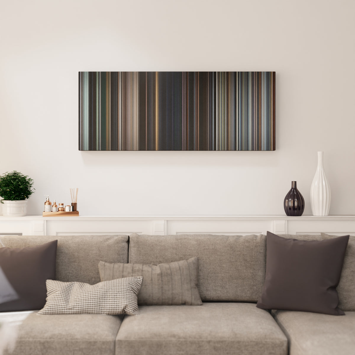 Rogue One: A Star Wars Story canvas print in living room - film wall decor