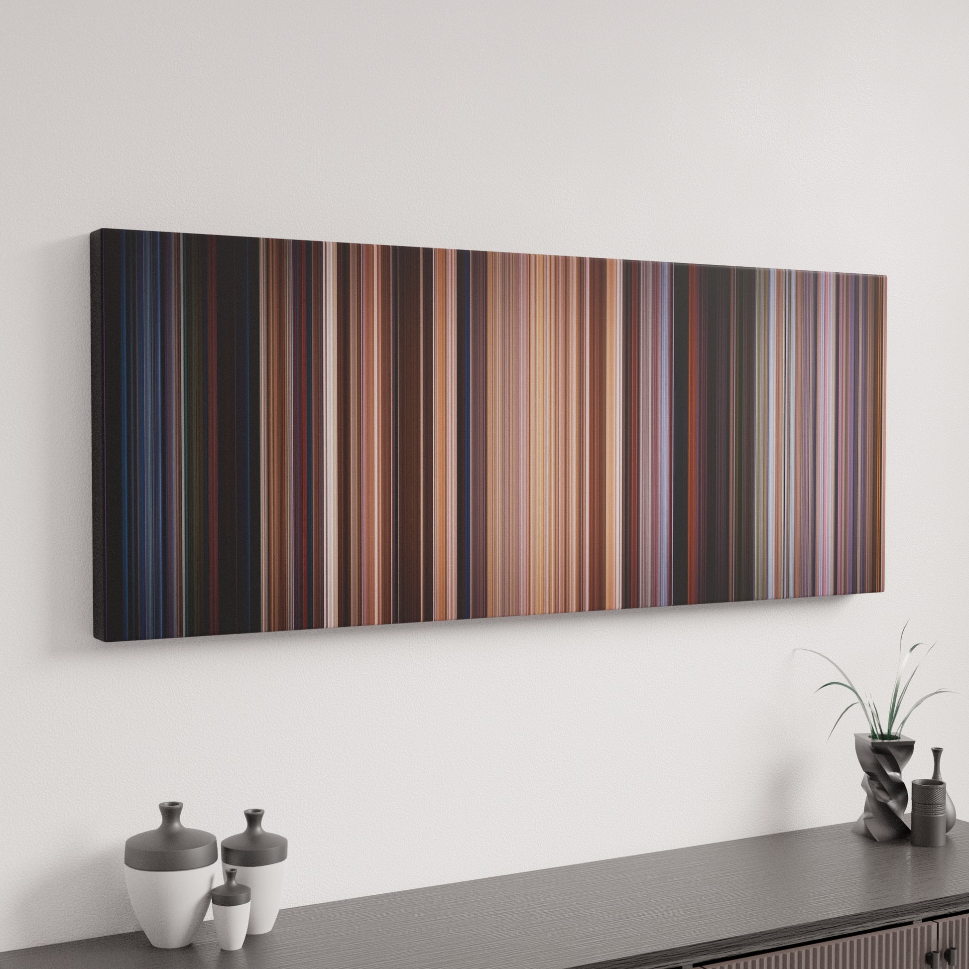 Minimal interior design with Star Wars: Episode I - The Phantom Menace Frome on the wall