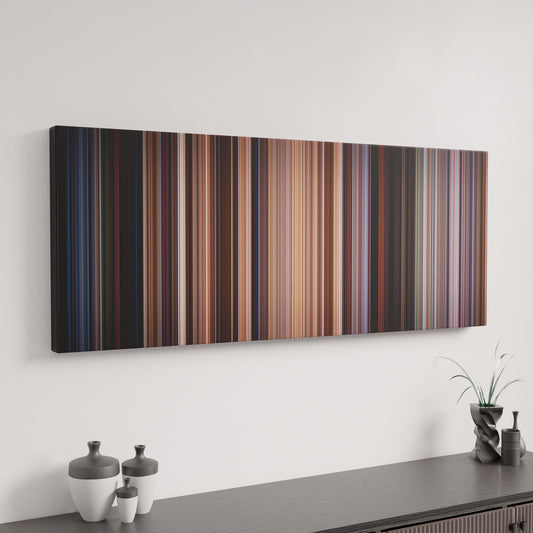 Minimal interior design with Star Wars: Episode I - The Phantom Menace Frome on the wall