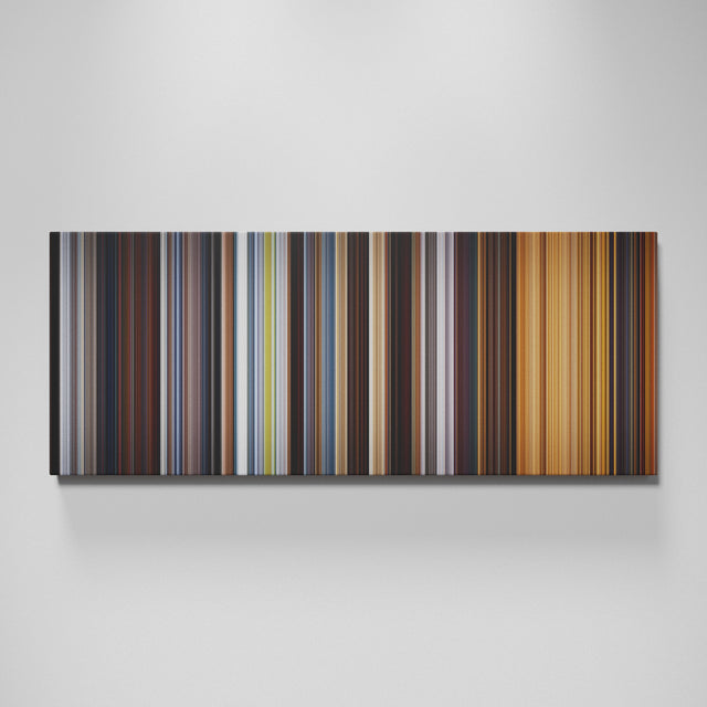 Star Wars: Episode II - Attack of the Clones movie canvas wall art - color palette print