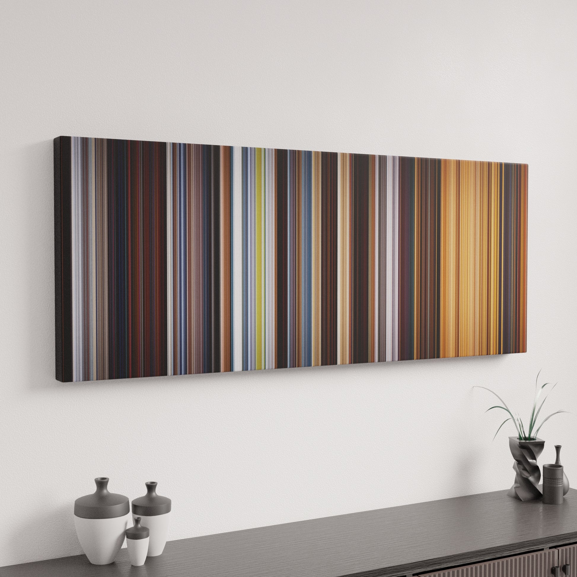 Minimal interior design with Star Wars: Episode II - Attack of the Clones Frome on the wall