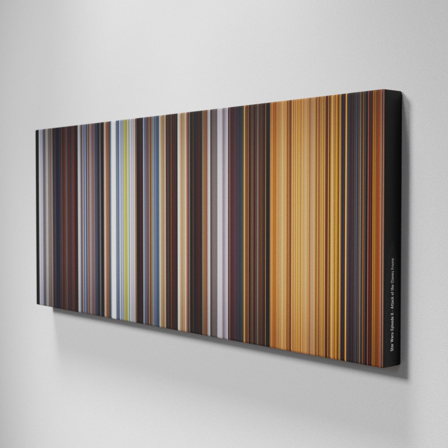 Side view of Buff's of Star Wars: Episode II - Attack of the Clones Frome on the wall