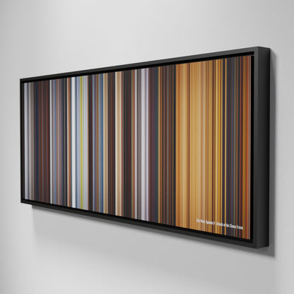 Side view of Framed Buff's of Star Wars: Episode II - Attack of the Clones Frome on the wall