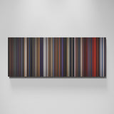 Star Wars: Episode III - Revenge of the Sith movie canvas wall art - color palette print