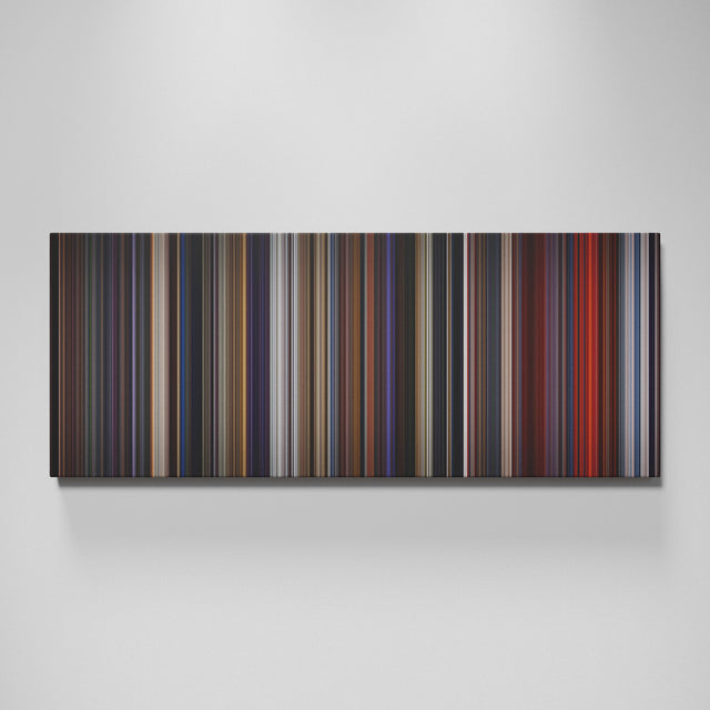 Star Wars: Episode III - Revenge of the Sith movie canvas wall art - color palette print