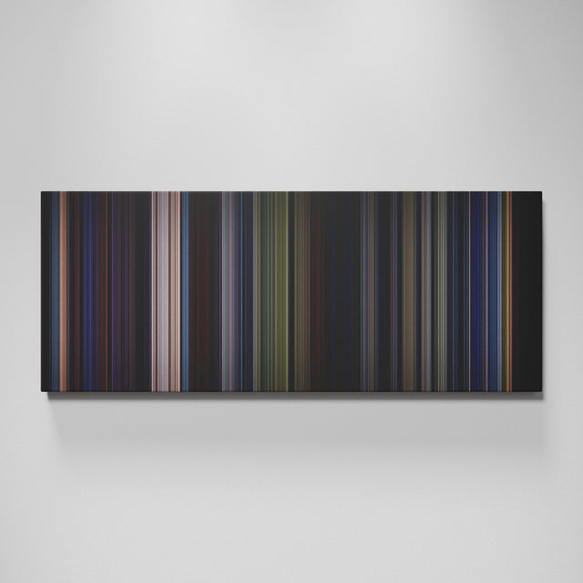 Star Wars: Episode VI - Return of the Jedi movie canvas wall art - color palette print