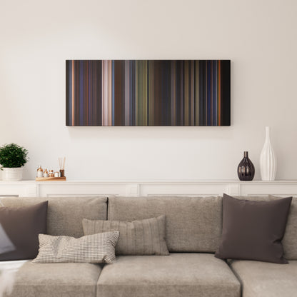 Living room interior with Star Wars: Episode VI - Return of the Jedi Frome on the wall