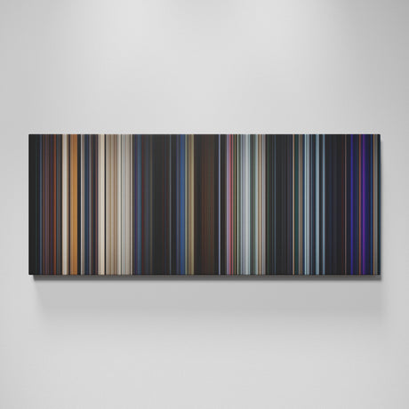 Star Wars: Episode VII - The Force Awakens movie canvas wall art - color palette print