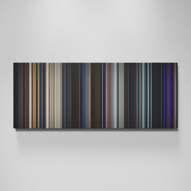 Star Wars: Episode VII - The Force Awakens movie canvas wall art - color palette print