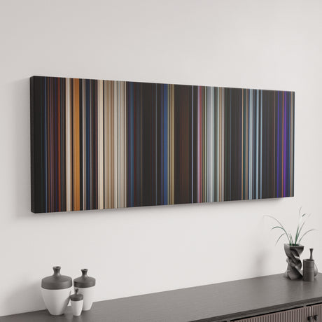 Star Wars: Episode VII - The Force Awakens canvas art in modern interior - movie color palette