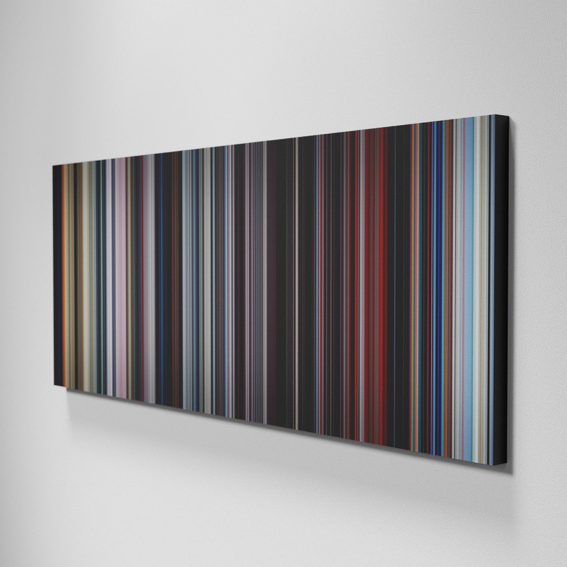 Side view of Basic of 2001: A Space Odyssey Frome on the wall