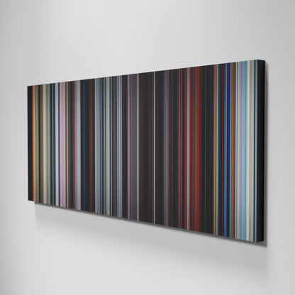 Side view of Basic of 2001: A Space Odyssey Frome on the wall