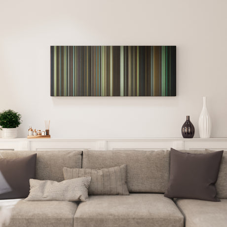 Fight Club canvas print in living room - film wall decor