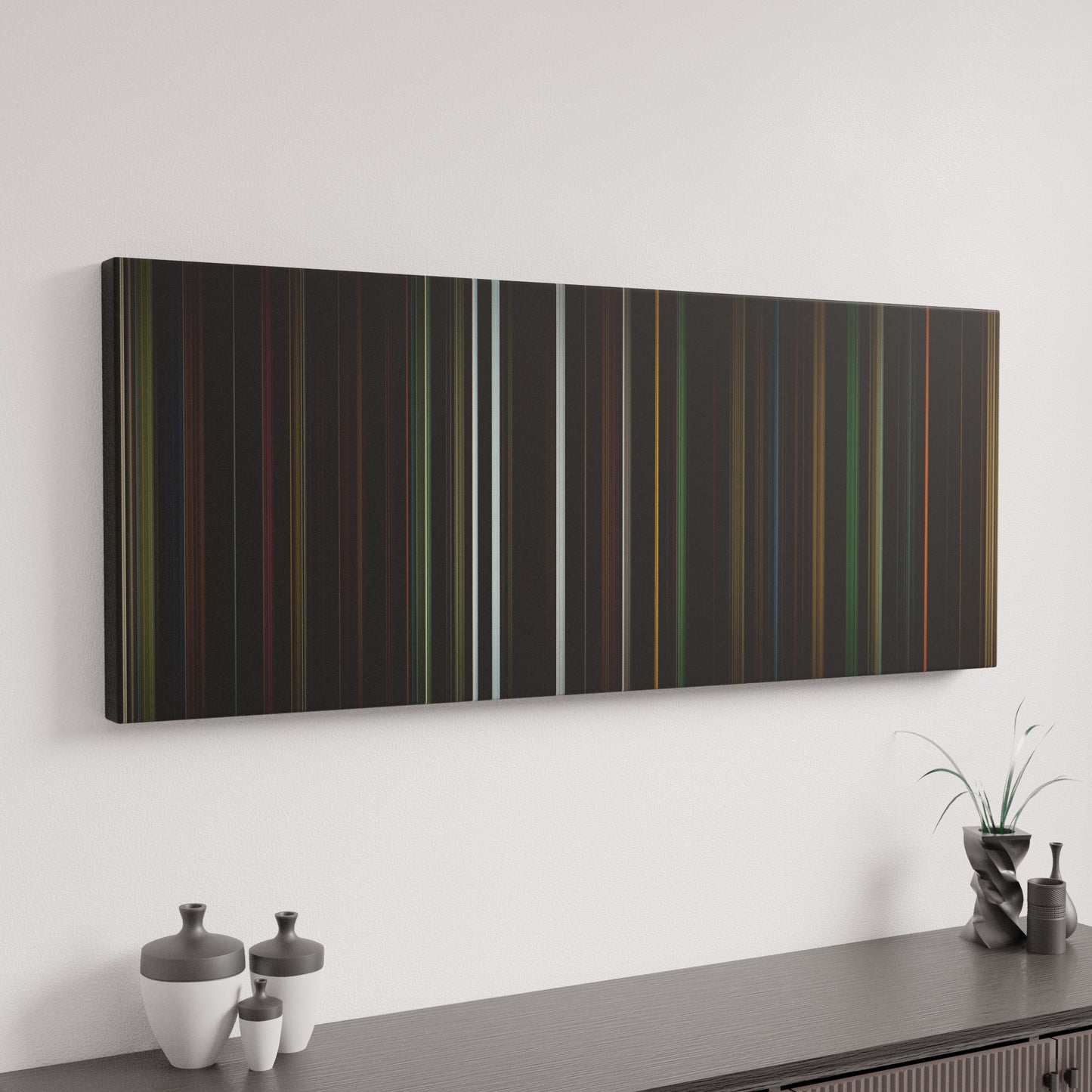 Minimal interior design with Harry Potter and the Half-Blood Prince Frome on the wall