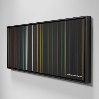 Side view of Framed Buff's of Harry Potter and the Half-Blood Prince Frome on the wall