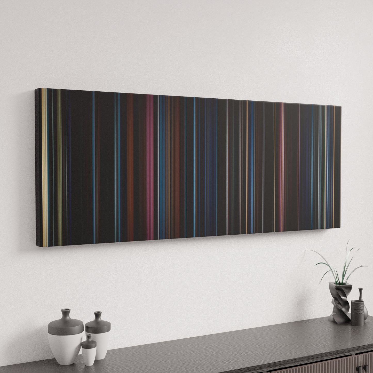 Minimal interior design with Harry Potter and the Order of the Phoenix Frome on the wall