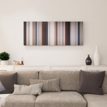 Living room interior with Jaws Frome on the wall